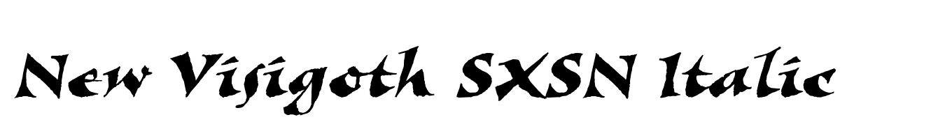 New Visigoth SXSN Italic
